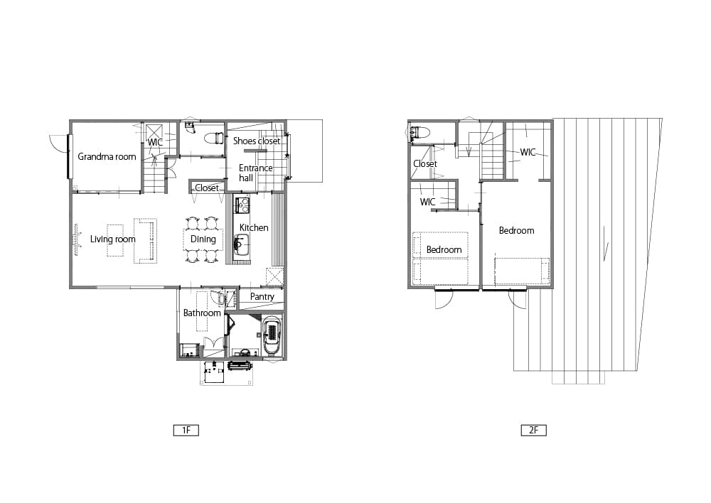 J-house の間取り