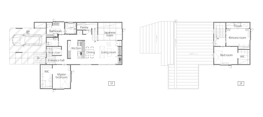 m-house の間取り