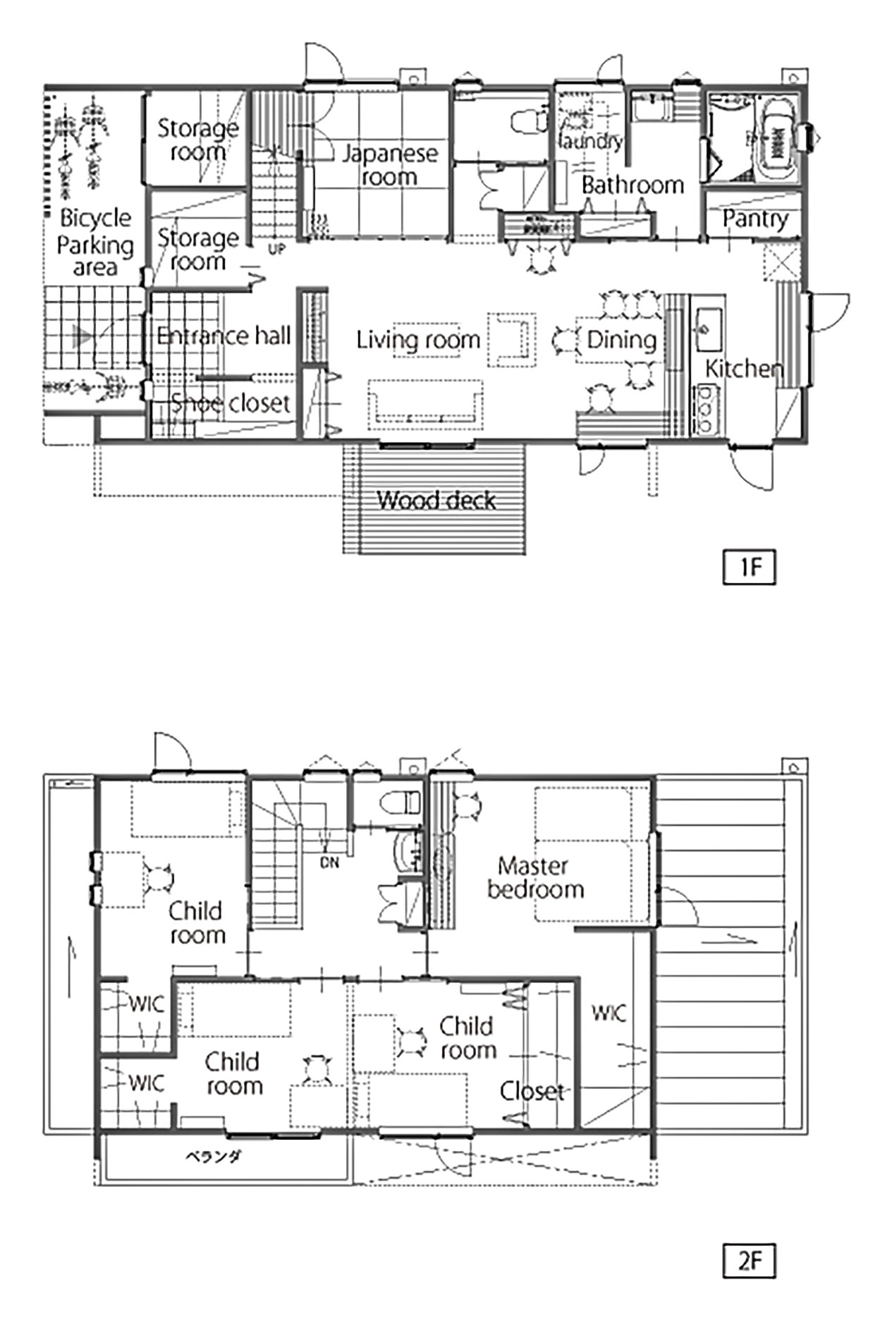 S-house の間取り