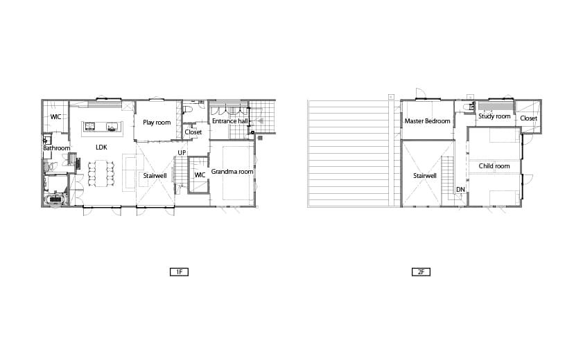 T-house の間取り