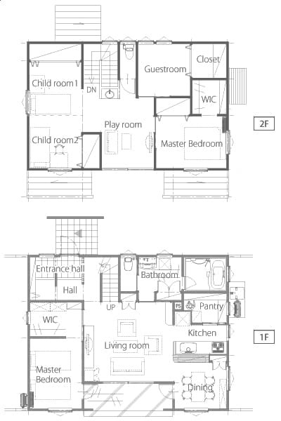 White room の間取り