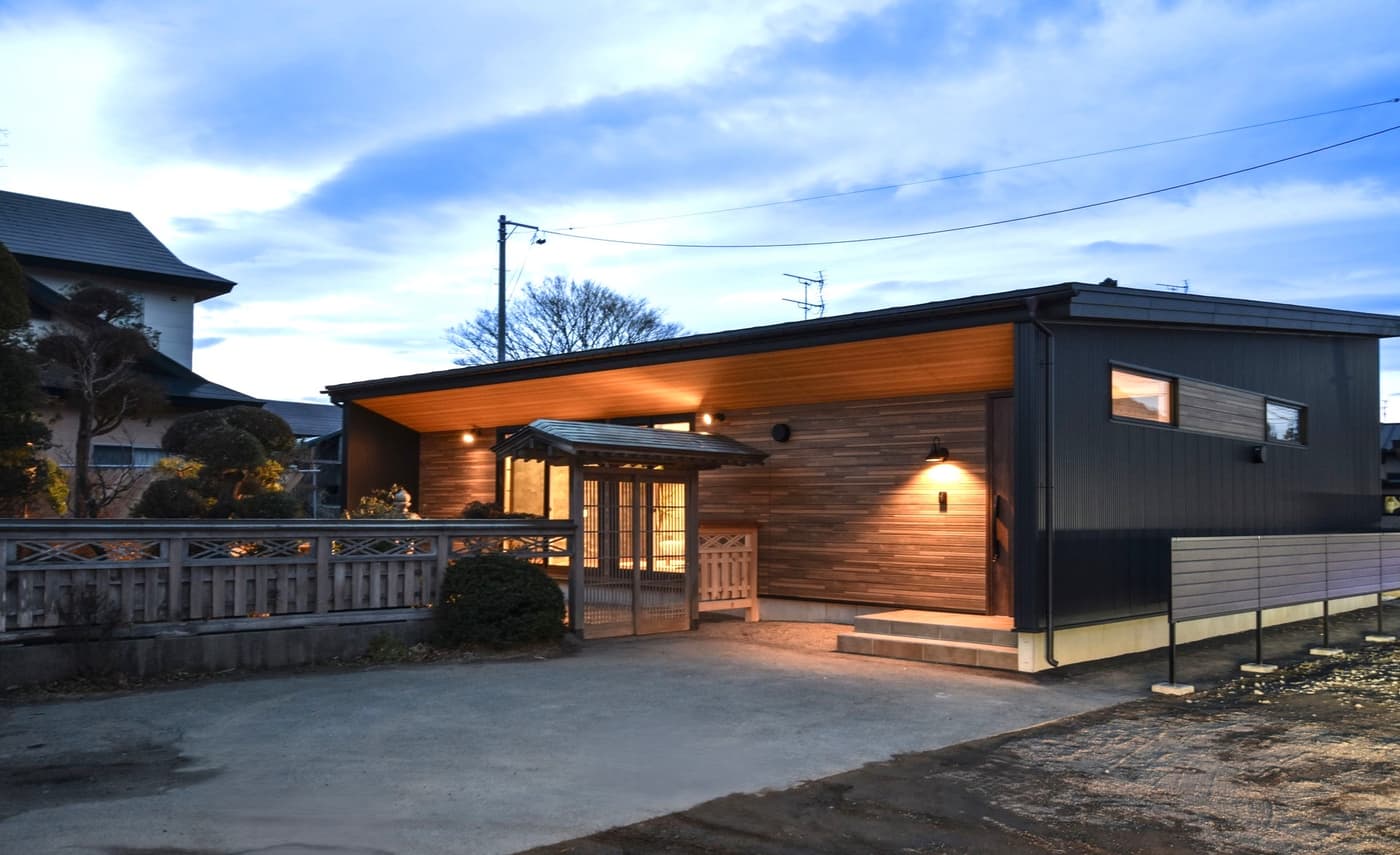 余白を楽しむ平屋の家